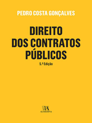 cover image of Direito dos Contratos Públicos--5ª Edição